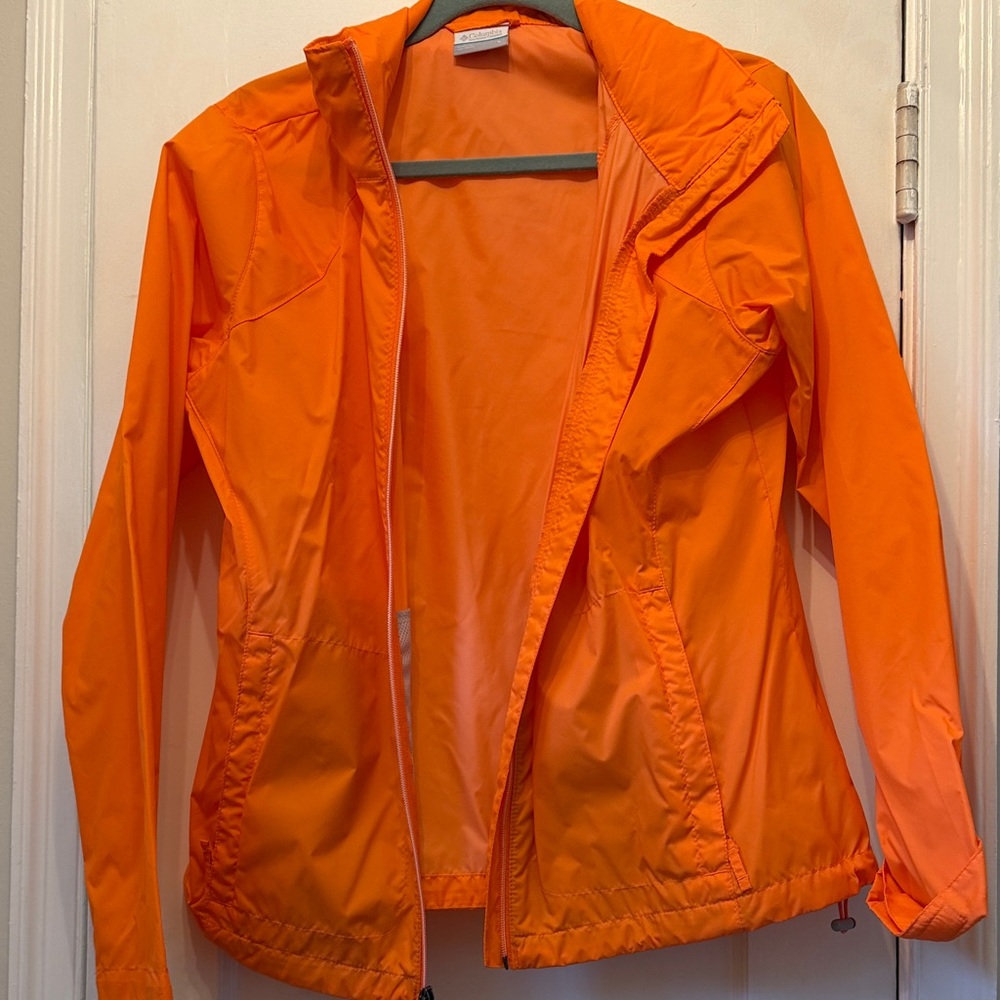Columbia Women's Vibrant Orange Raincoat